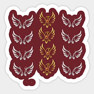 Butterflys art design Sticker